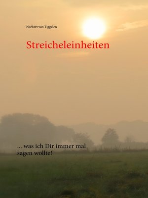 cover image of Streicheleinheiten